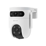 EZVIZ by Hikvision|H9C Dual-Lens(3MP+3MP) Pan & Tilt Wi-Fi Camera|Two-Way Talk|AI-Powered Human/Vehicle Detection|Active Defense with Siren and Strobe Light|Weatherproof Design|Upto 512GB Support