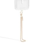 Case-Mate Phone Charm with Gold Rope Chain - Detachable Phone Lanyard, Hands-Free Wrist Strap, Adjustable Phone Strap Grip for Women - iPhone 14 Pro Max / 13 Pro Max / 12 Pro Max / 11 - Eternity Chain