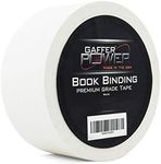 Gaffer Power Bookbinding Tape, Whit