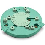 Outward Hound Dog Worker Green Interactive Treat Puzzle Dog Toy - Level 3 Mint Color