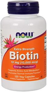 NOW Foods Biotin 10 Mg Extra Strength 120 Vcaps