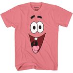 Spongebob Squarepants I Am Patrick Men's Adult Graphic Tee T-Shirt(Coral,XXL)