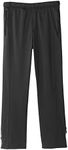 Silverts Disabled Elderly Need Men’s Side Zip Adaptive Fleece Tearaway Pants for Seniors - Black LGE