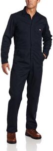 Dickies Men's Basic Blended Coverall, Dark Navy, M Tall