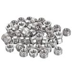 uxcell Self -Clinching Nuts,1/4-20 x 0.25-Inch Stainless Steel Rivet Nut Round Head Steel Metal Sheet Mounting Hardware Fastener 50pcs