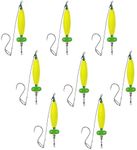 Catfish Rig for Catfishing, Santee Cooper Rig, Catfish Bait Floats for Bank Fishing, Chunky Rigs, Catfish Equipment (Yellow-8pcs, Extra Large-3in)