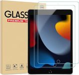 [2 Pack] Screen Protector for iPad 9.7 Air 1st Generation (2013) Air 2 (2014) 9.7 5th/6th Generation (2017/2018) Tempered Glass Ultra Clear Anti Scratch Film