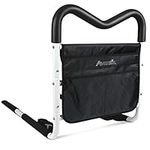 Avantia M-Safe Height Adjustable Home Bed Rail Assist Bar, with Multiple Grip Positions and Storage Pouch