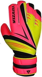 Vizari Avio F.P. Soccer Goalkeeper Goalie Gloves - Superior Grip, All Skill Levels - Non-Slip Receiver Gloves for Kids and Adults