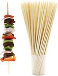 JMS we create smile Eco-Friendly Bamboo Skewers 26cm in Length 150 Pcs Natural Wooden Skewers Sticks for BBQ