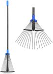 Adjustable Metal Leaf Rake Long Han