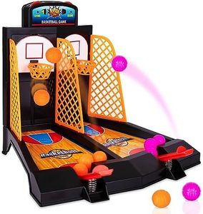 ArtCreativity Desktop Arcade Basketball Game, Tabletop Indoor Basketball Shooting Game for Kids and Adults, Desk Games for Office for Adults, Best Gift Idea for Boys and Girls