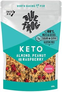 Blue Frog Almond, Peanut and Raspberry Keto Cereal 300 g