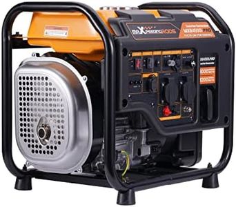 maXpeedingrods Generatore di Corrente Inverter 3200W Benzina 4 Tempi con 2 Prese da 230 V Silenzioso e Leggero con Funzione Parallela come Unità di Emergenza per Garage Officina Cantiere