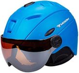 2-in-1 Visor Ski Snowboard Helmet D