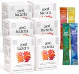 Good Bacteria Rotating Synbiotic - 6 Month Supply - Weekly Rotating Prebiotics, Probiotics & Postbiotics System, Vegan, No Fillers, No Refrigeration - Daily Synbiotic Powder Gut Health Supplements