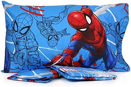 Personaggi Juego de Ropa de Cama Individual de algodón con diseño de Spiderman
