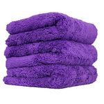 Chemical Guys Happy Ending Edgeless Microfiber Buffing Towel Purple - MIC35803