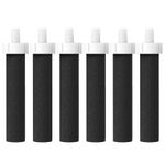 FilterLogic Water Bottle Filter, Replacement for Brita BB06, Brita Hard Sided, Sport and Stainless Steel Bottle Filter (Pack of 6)