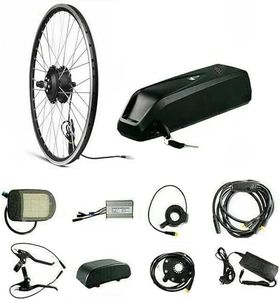 TDR 26'' Rear Wheel Hub Motor Electric Bike Conversion Kit 36V 250W with 13Ah Lithium Battery, KT LCD5 Display, Thumb Throttle