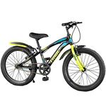 Lifelong 20T Cycle for Kids 5 to 8 Years - Bike for Boys and Girls - 85% Pre-Assembled, Frame Size: 12" - Suitable for Children 3 Feet 10 Inch+ Height - Unisex Cycle (Tribe, Yellow & Black),Rigid