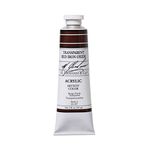 M. Graham 2-Ounce Tube Acrylic Paint, Transparent Red Iron Oxide