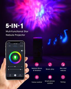 SUPPOU LED WiFi Galaxy Projector – Star Night Light for Home