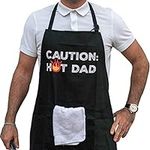 PDTXCLS Hot Dad Apron - Funny Grill