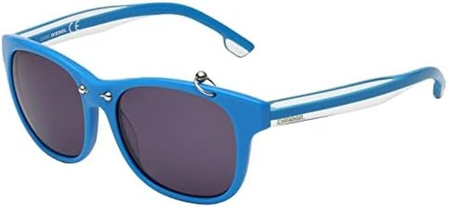 Diesel Sonnenbrille DL0048 5387A Montures de Lunettes, Bleu (Blau), 53 Femme
