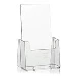 Taymar Flyer Stand / Leaflet Holder / Leaflet Stand 1 piece. DIN Lang (DL) transparent, 10.5 x 21.0 cm