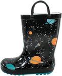 Hudson Baby Kids Rain Boots, Space,