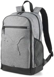 Puma Sac à Dos Buzz Mixte, Gris chiné Moyen, Taille Unique