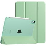 TiMOVO for iPad Air 11 Inch Case M2 2024, iPad Air 5th Generation 2022/iPad Air 4th Gen 2020 10.9 Inch, Slim Hard Translucent Back Shell Cover Fit iPad Air Case, Support Auto Wake/Sleep - Green