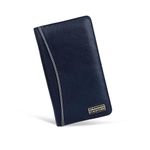 HAMMONDS FLYCATCHER Genuine Leather Passport Cover for Men, Passport Cover for Women, RFID Passport Holder for Men Travel Accessories for Men, Passport Bag for Men, 7 ATM Card Slots - Royal Blue