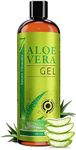 Aloe Vera Gel 99% Organic, 355 ml – Oeko-Test Very Good – 100% Natural, Pure & Without Fragrances (Alcohol-Free, No Perfume/Toilet Fragrance) – Unique Vegan Formula Without Xan, Made from Real Juice, Not Powder