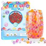 MAGICLUB 130,000 Pcs Mix Color Water Beads for Vases,Non Toxic Rainbow Water Gel Beads for Soilless Planting Floating Candles, Wedding Centerpiece Floral Decoration and Home Decor