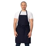 Chef Works Unisex Butcher Apron, Navy, One Size