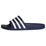 adidas Unisex Adilette Aqua Slides, Dark Blue/Ftwr White/Dark Blue, 5 UK