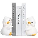 LADDERU Hug Duck Bookends, Cute Boo