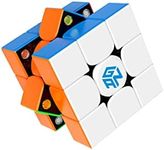GAN 356X v2 Magnetic Speed Cube, 3x3 Smooth Magic Cube GES PRO Adjustment Wing Shaped Numerical Core for Kids& Adults (Stickerless)