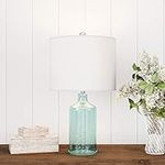 Lavish Home Glass Table Lamp Set of