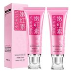 2Pcs Sexy Women Vaginal Lips Private Part Pink Underarm Intimate Whitening Dark Nipple Anal Bleaching Cream Skin Care Body Cream, Pink Lips & Nipple Cream