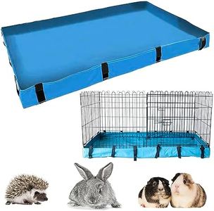 MUYG Guinea Pig Cage Tarp Bottom for C&C Grids Habitat,Soft Oxford Cloth Washable Waterproof Guinea Pigs Cage Liners Pads Small Animal Cage Bedding for Rabbit Bunny Hamster Ferrets