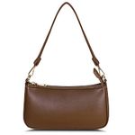 NIUEIMEE ZHOU Shoulder Bag for Women Retro Vegan Leather Classic Clutch Tote HandBag