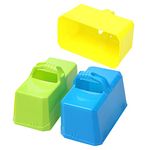 Snow Block Maker 3pcs Sand Brick Maker Snow Brick Mold Beach Toys- Sand Brick Makers Sand Castle Making Tool Set Winter Snow Toy Random Color Sand Castle Building Kit