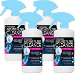 Pro-Kleen Instant Hot Tub & Spa Filter Cleaner Spray (4 x 1L) - Improves Efficiency of Filter - Suitable for all Hot Tubs, Pools & Spas