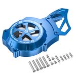 NICECNC Blue Engine Left Side Stator Sprocket Cover Guard Compatible with Yamaha Blaster 200 YFS200 1988-2002 2003 2004 2005 2006/YFS200SE Special Edition 2006