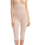 Farmacell 123 (Nude, M/L) Women's high-Waisted Anti-Cellulite micromassage Capri Leggings