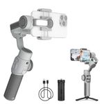 ZHIYUN CINEPEER SMOOTH 5E Gimbal Stabiliser Smartphone, Built-In Fill Light, Tripod, for iPhone, Android, 3-Axis Phone Gimbal, Gesture Control, Smart Editing, Payload Max.300g