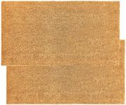 KANKUN Coco Coir Door Mat with Heav